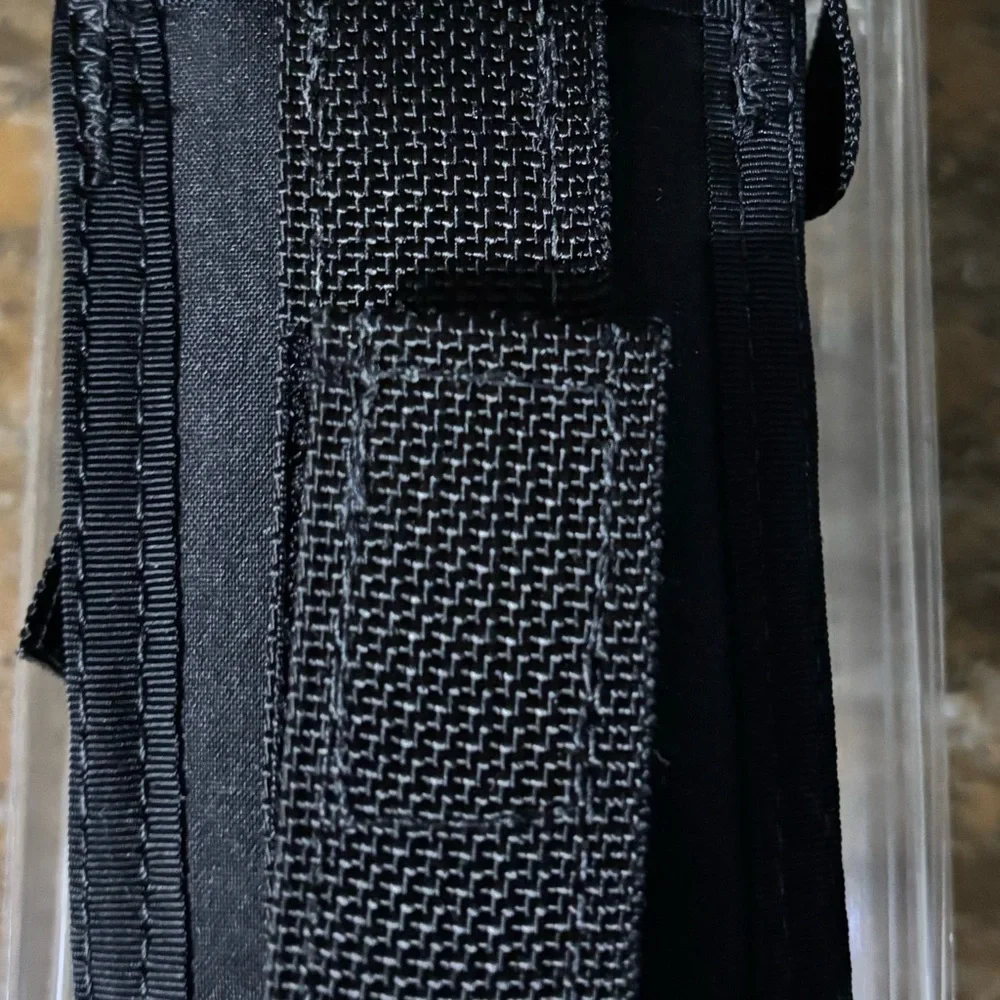 Black Textured Tactical pouch